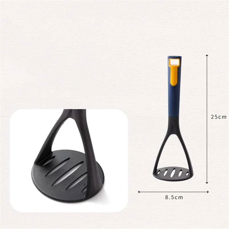 1-Piece Nylon Kitchen Utensil High-Temperature Resistant Cooking Tool (No FDA, BPA-Free) - Potato Masher