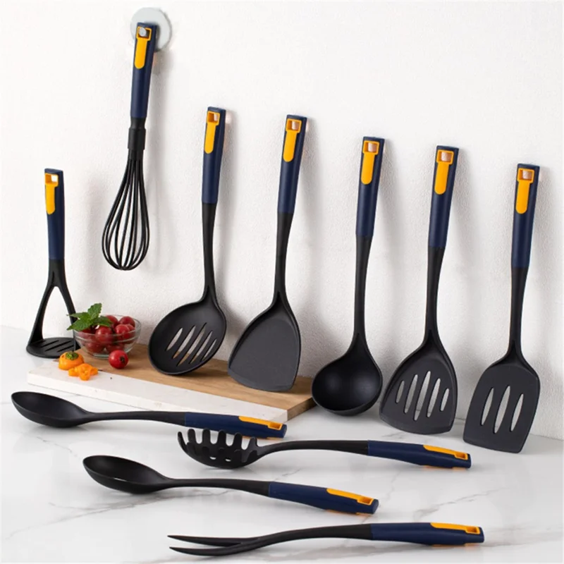 1-Piece Nylon Kitchen Utensil High-Temperature Resistant Cooking Tool (No FDA, BPA-Free) - Spoon