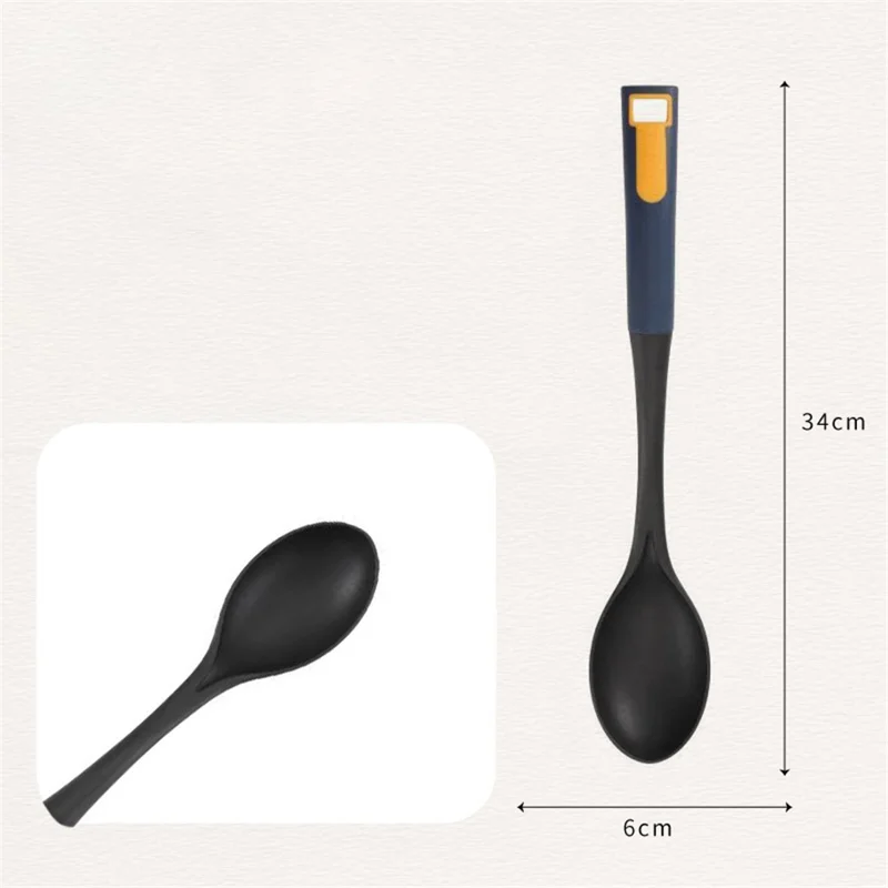 1-Piece Nylon Kitchen Utensil High-Temperature Resistant Cooking Tool (No FDA, BPA-Free) - Spoon