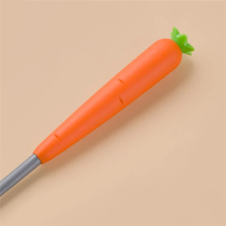 Creative Children Cookware Nylon+PP+TPR Spatula Fork Spoon Kitchen Utensils (BPA Free, No FDA) - Carrot Spoon