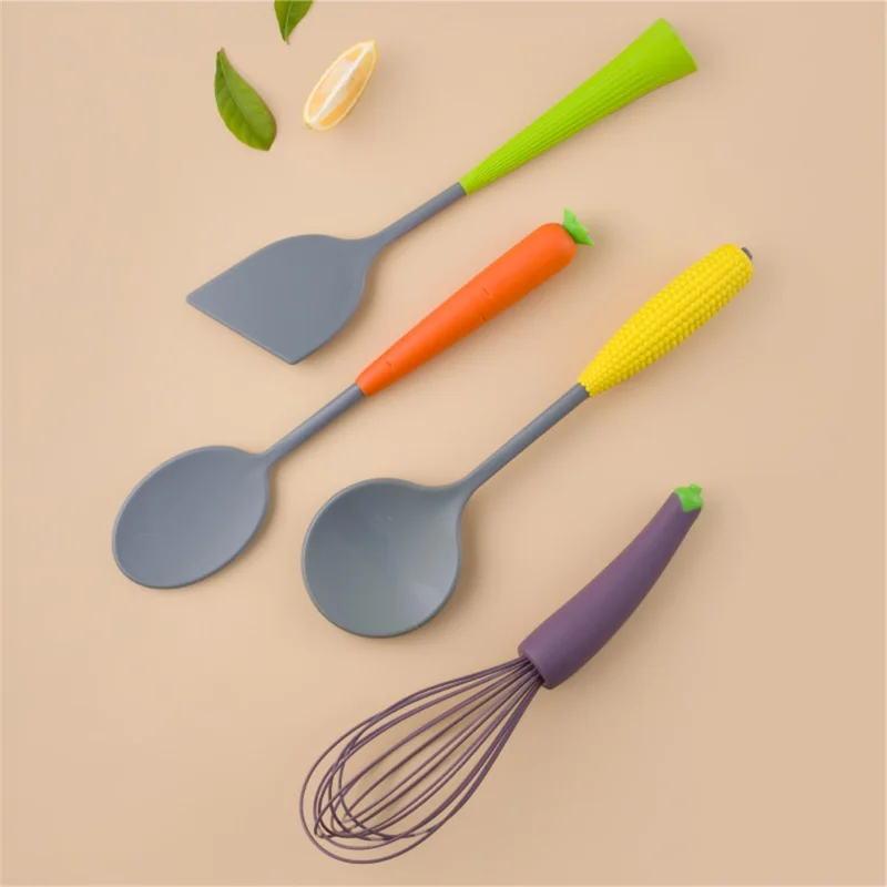 1 Set Nylon+PP+TPR Kid Play Kitchen Utensilios de Cocina Juego de Cocina (sin Bpa, Sin FDA)