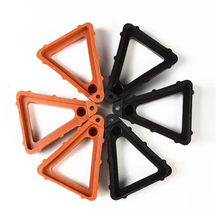 12 pièces de support de pot de fleurs de jardinage en PP avec ventilation - Orange L
