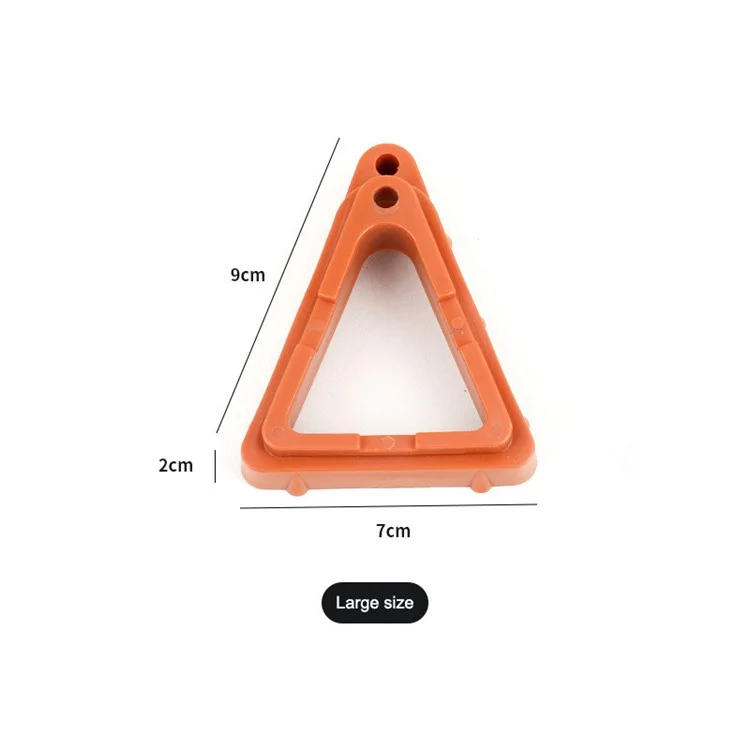 12 pièces de support de pot de fleurs de jardinage en PP avec ventilation - Orange L