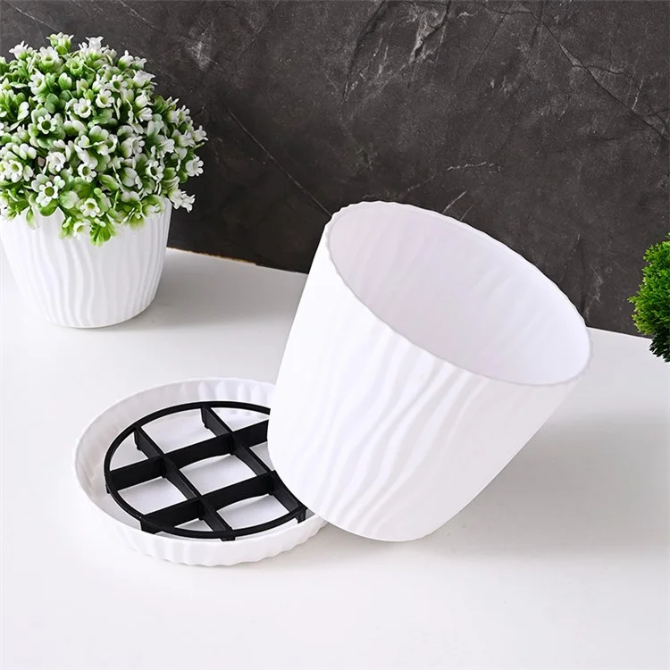 3 Peças de Suporte de Vaso de Flores de Jardinagem Base Elevada Plástica com Ventilação