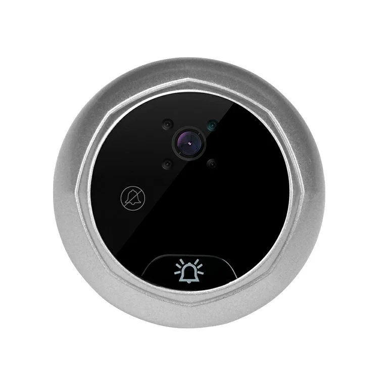 2.4-inch TFT Door Digital Peephole Doorbell Monitor Night Vision - Silver