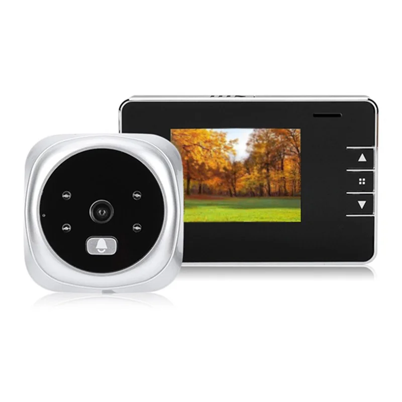 2.8-inch LCD Display Video Doorbell Peephole Security Camera for Smart Home Alarm System
