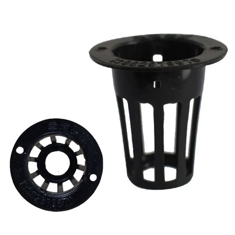 10Pcs / Pack 34MM Hydroponics Net Pot Planting Basket Soilless Cultivation Flower Pot Plant Growing Mesh Pot - Black