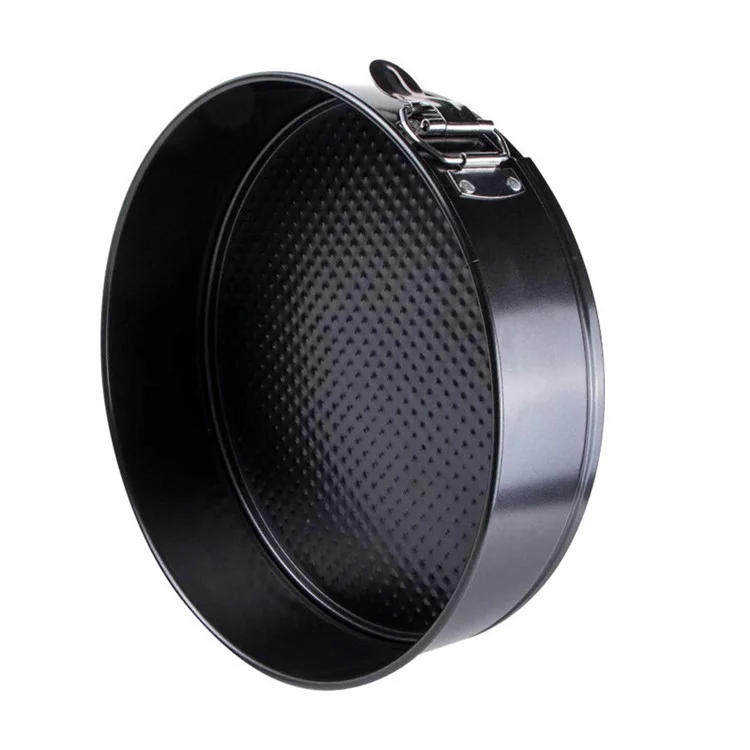 KP017 3Pcs/Set Round 4/7/9 inch Cake Mold Non-stick High Carbon Steel Kitchen Baking Mold with Removable Bottom (BPA Free, no FDA Certificate)