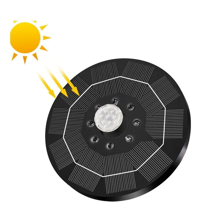 MEIERDE SF059 Fonte Solar ao ar Livre 3W Power Garden Garden Fountain Landscape Creative Fountain Flutuante Com Luzes LED