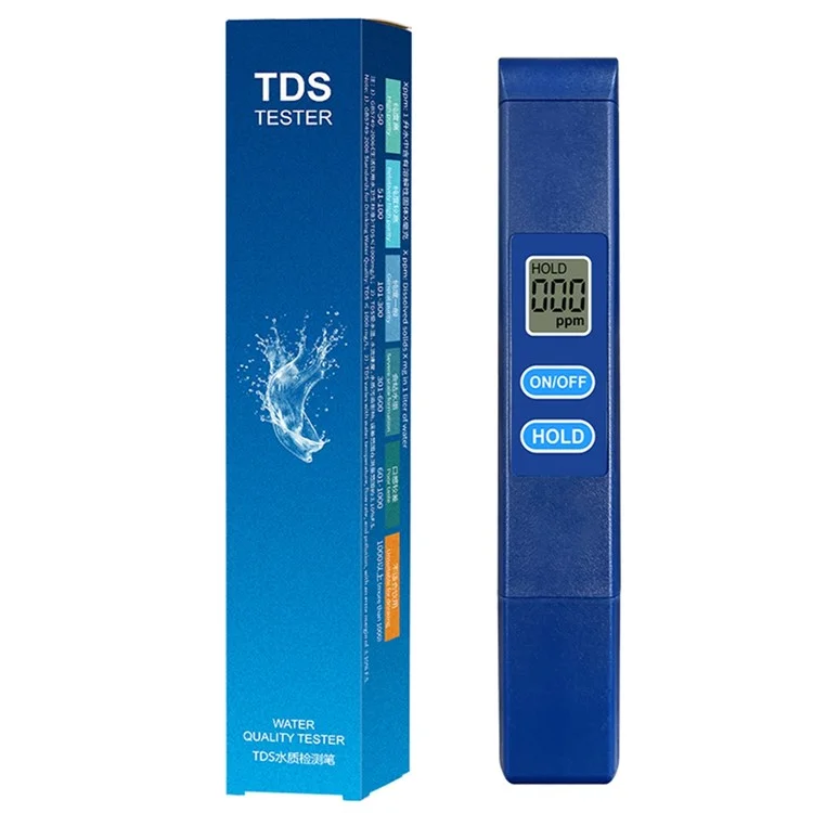 Medidor TDS-H1A Testador Digital de Qualidade da Água, Kit Portátil de Teste de Água para Água Potável, Aquário e Piscina