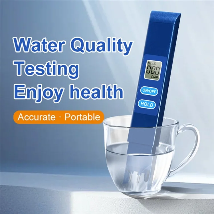 Medidor TDS-H1A Testador Digital de Qualidade da Água, Kit Portátil de Teste de Água para Água Potável, Aquário e Piscina