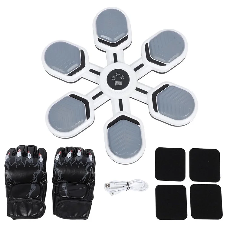 Treinador de Boxe Musical Eletrônico Inteligente com Alvo de Parede Interativo para Equipamento de Fitness
