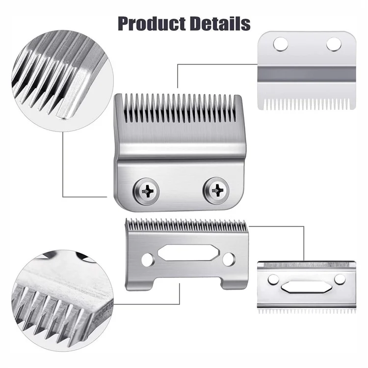 Lama in acciaio inossidabile per Wahl 8148 / 1919 / 8591 / 8509 Tagliacapelli Accessori di ricambio - Argento