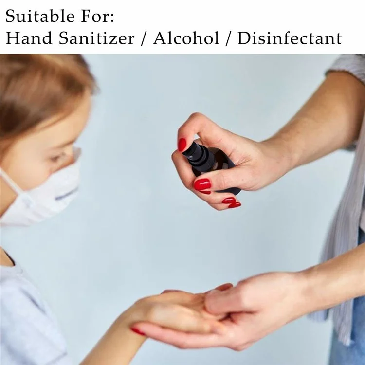 3 Stück 50ml Bernsteinglas-Sprühflasche mit UV-Schutz, Feinnebel-Zerstäuber für Öle und Parfüms