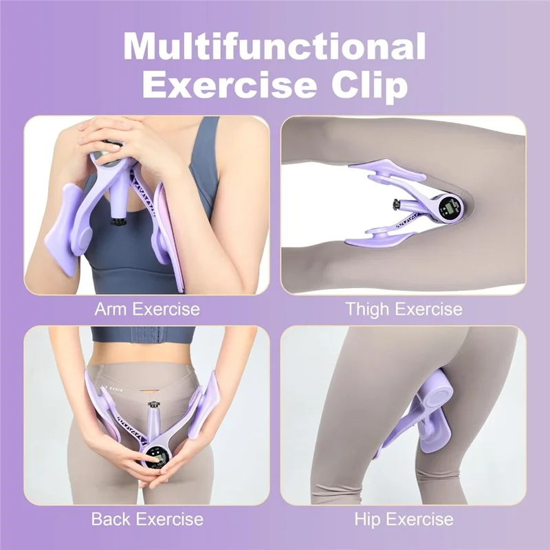 Hip Trainer Kegel Exerciser Pelvic Floor Trainer for Postpartum Rehabilitation Inner Thigh Trimmer