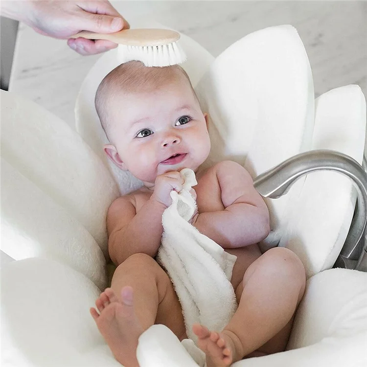 Spazzola per Bambini in Lana con Setole Naturali di Capra per un Cuoio Capelluto più Sano - Taglia L