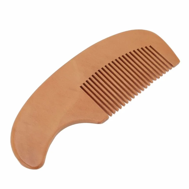 Set di spazzola e pettine in lana per neonati con setole di pelo di capra per massaggio delicato del cuoio capelluto