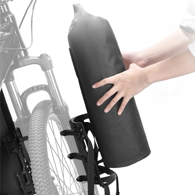 2Pcs 5L Bike Fork Bags Waterproof Roll Top Bicycle Dry Bag for Moutain Road Bikes Electric Scooters