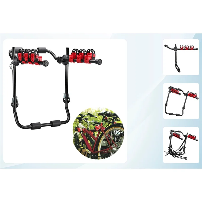 Bicycle Carrier Iron Car Tail Rack High Load Capacity Universal Towing Rack for SUV