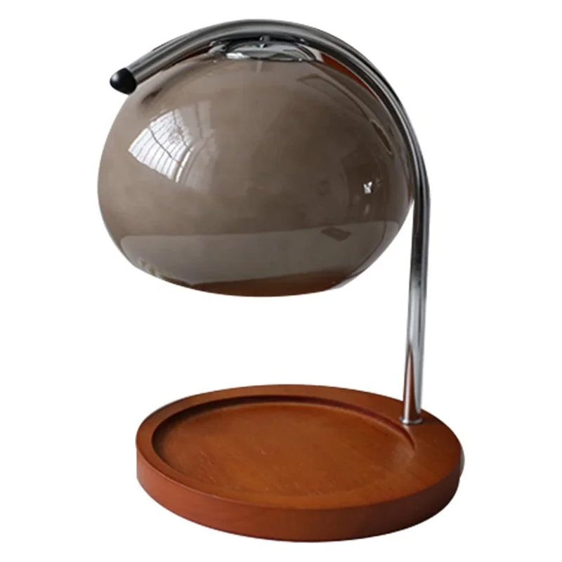 Kerzenerwärmer-Lampe Aroma-Diffuser Dimmbare Wachsschmelzlampe Heimdekoration Nachtlicht, EU-Stecker - Grau