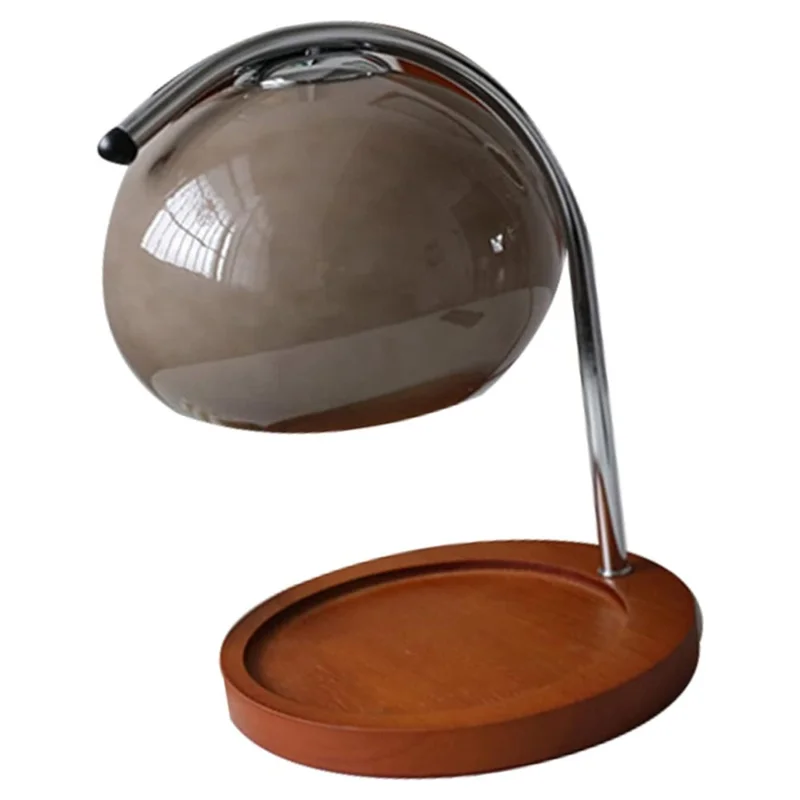 Kerzenerwärmer-Lampe Aroma-Diffuser Dimmbare Wachsschmelzlampe Heimdekoration Nachtlicht, EU-Stecker - Grau