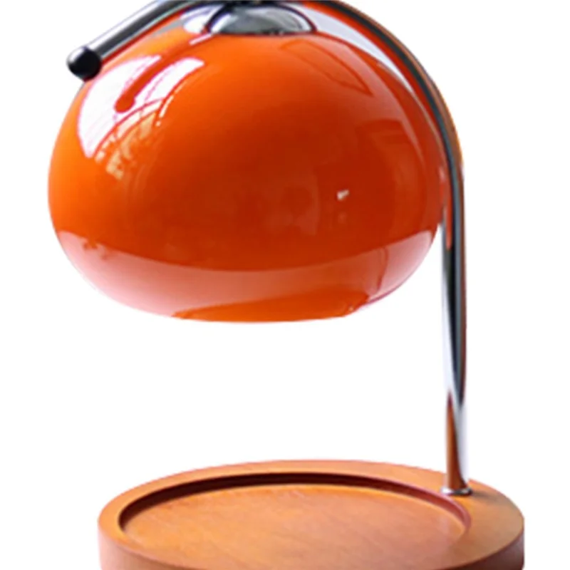 Abajur Difusor de Aroma para Velas com Luz Noturna, Dimmerizável, para Decoração de Casa, Plug EU - Laranja
