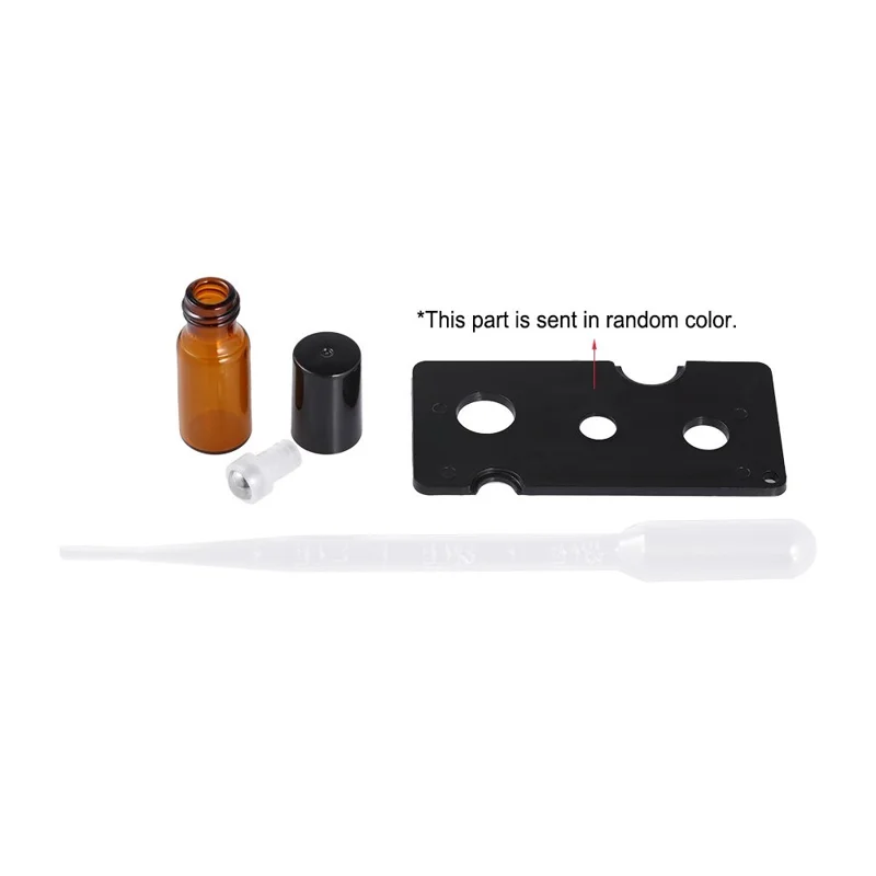 10 Stück 5ml Ätherische Öle Rollerflasche Edelstahl Roller Bernsteinglas Behälter mit Tropfer