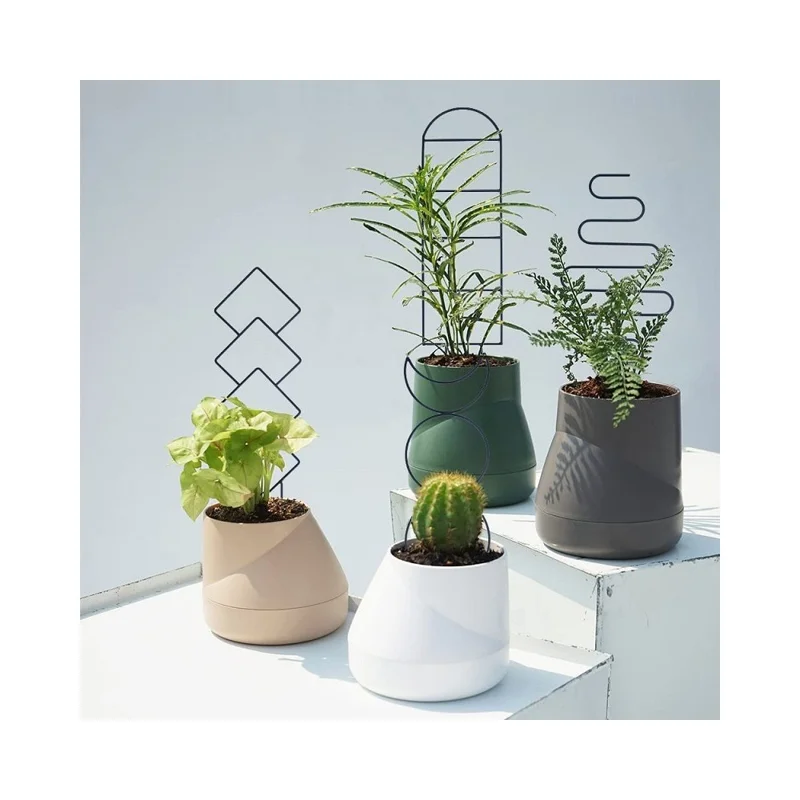 Plant Support Trellis Creative Clematis Flower Pot Stand Climbing Frame Metal Iron Fixed Rod for Indoor / Outdoor - Trapezoidal
