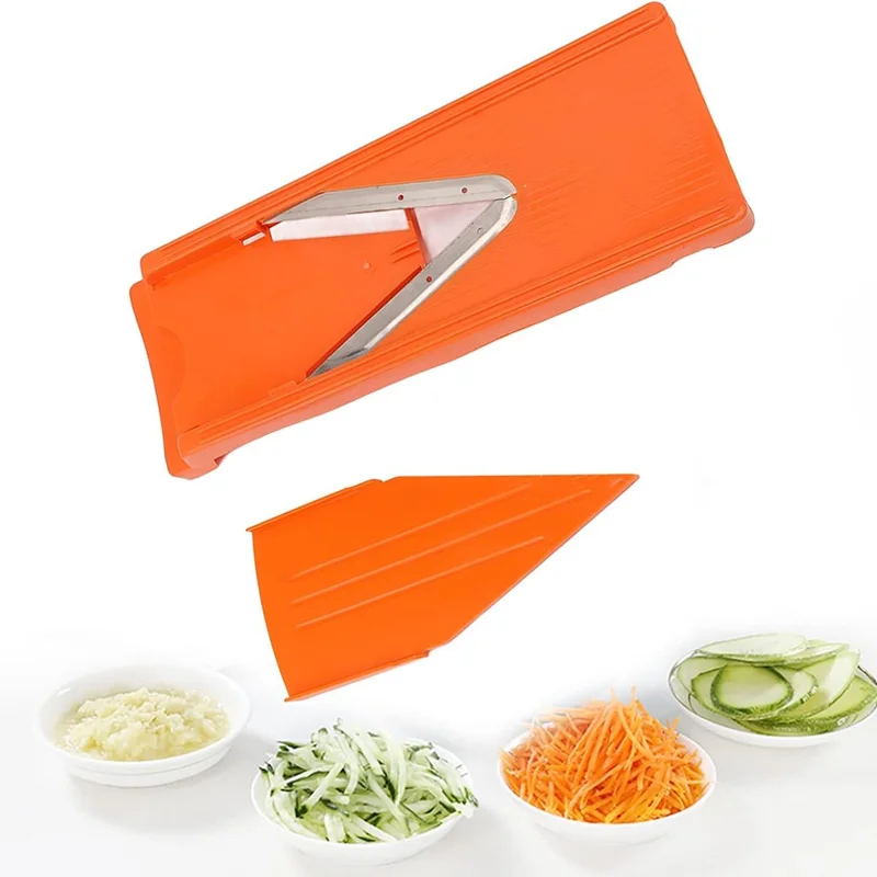 For Swissmar Borner V-Power Mandoline V7000 Multipurpose Stainless Steel V-shaped Blade (BPA Free, No FDA) - White