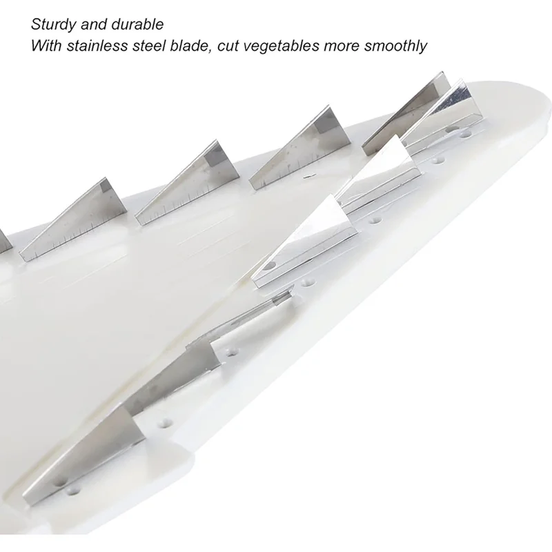 For Swissmar Borner V-Power Mandoline V7000 Multipurpose Stainless Steel V-shaped Blade (BPA Free, No FDA) - White