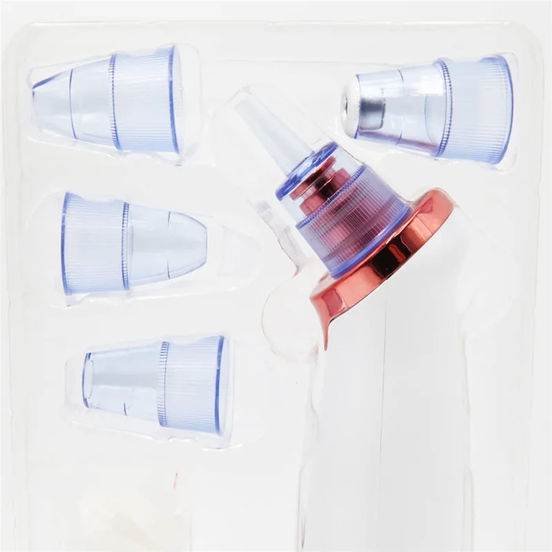 Blackhead Remover Pore Vacuum Cleaner with 5 Suction Heads and Pimple Needles Skin Care Tool Set