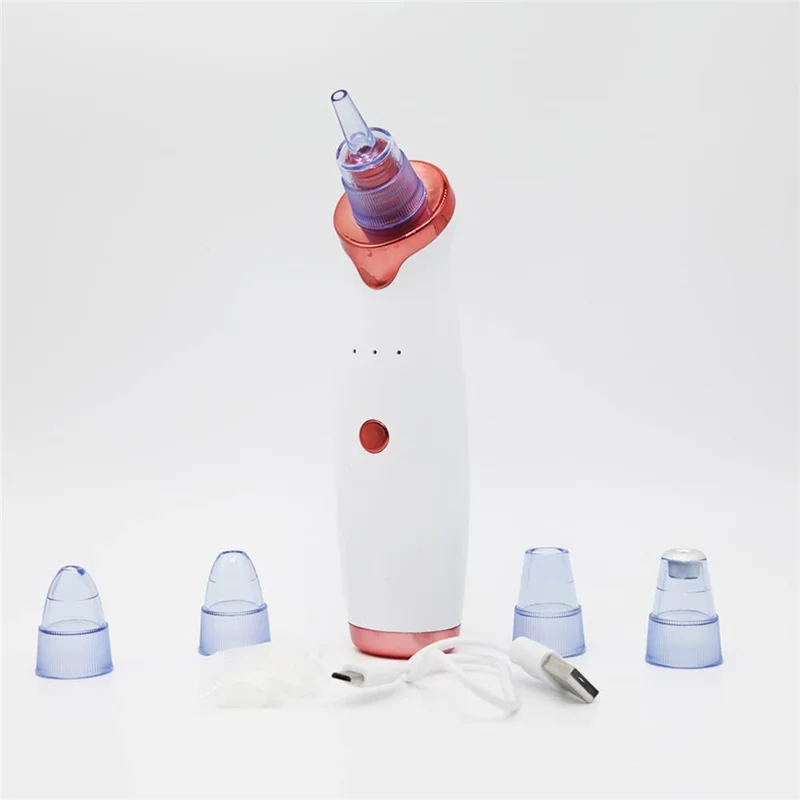 Blackhead Remover Pore Vacuum Cleaner with 5 Suction Heads and Pimple Needles Skin Care Tool Set
