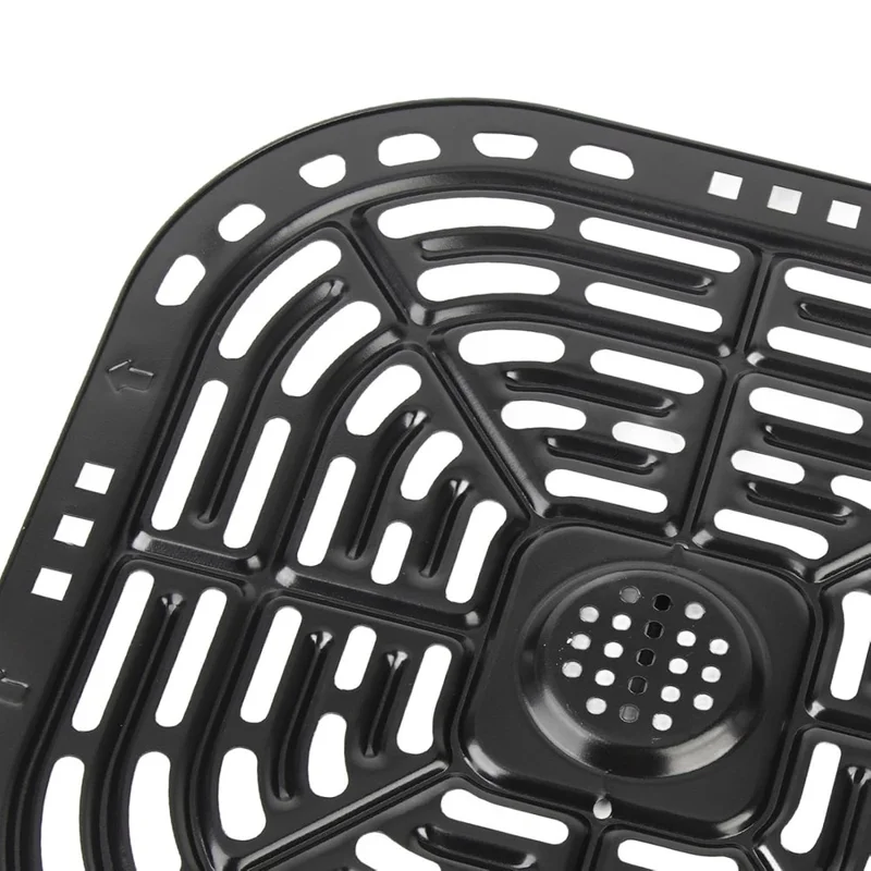 Cuscinetto quadrato per friggitrice ad aria, pad di sostituzione antiaderente in acciaio inossidabile per cestello di friggitrice (Privo di BPA, Conforme FDA)