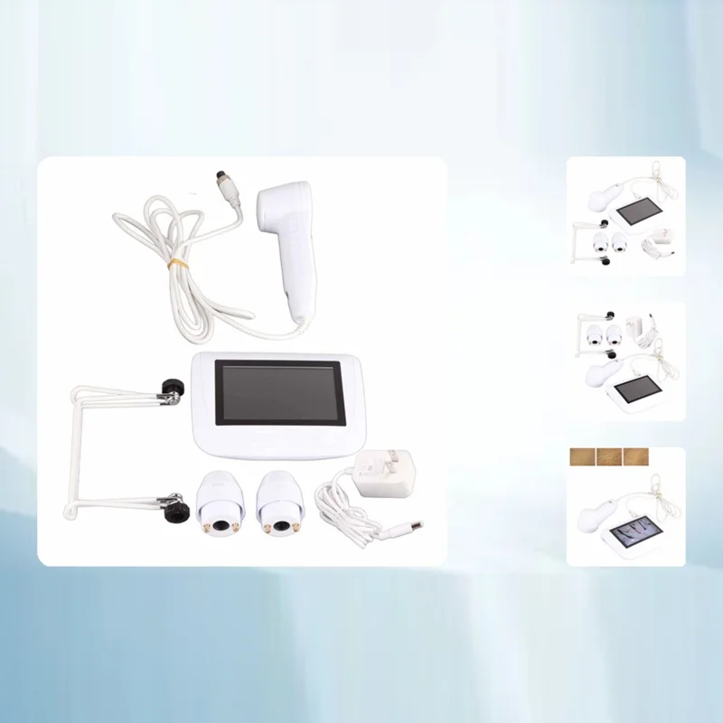 5 Inch Scalp Detector Digital Skin Analyzer Live Image Skin Microscope with 50X  /  200X Magnification Lens - US Plug