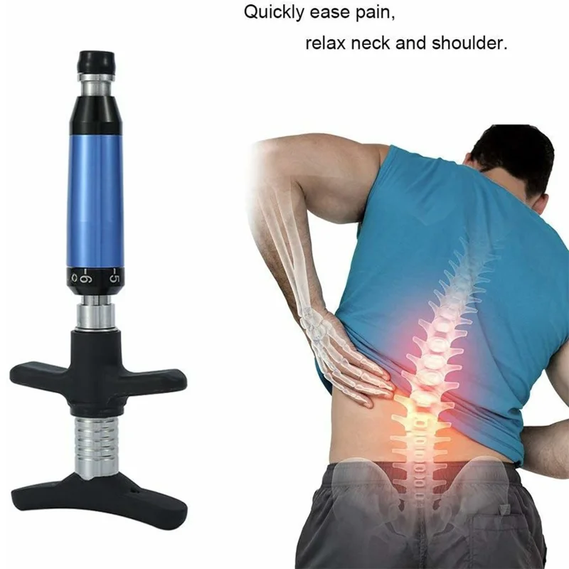6 Levels Manual Spine Chiropractic Adjustment Correction Tool Force Spine Adjusting Massager for Improve Joint Pain