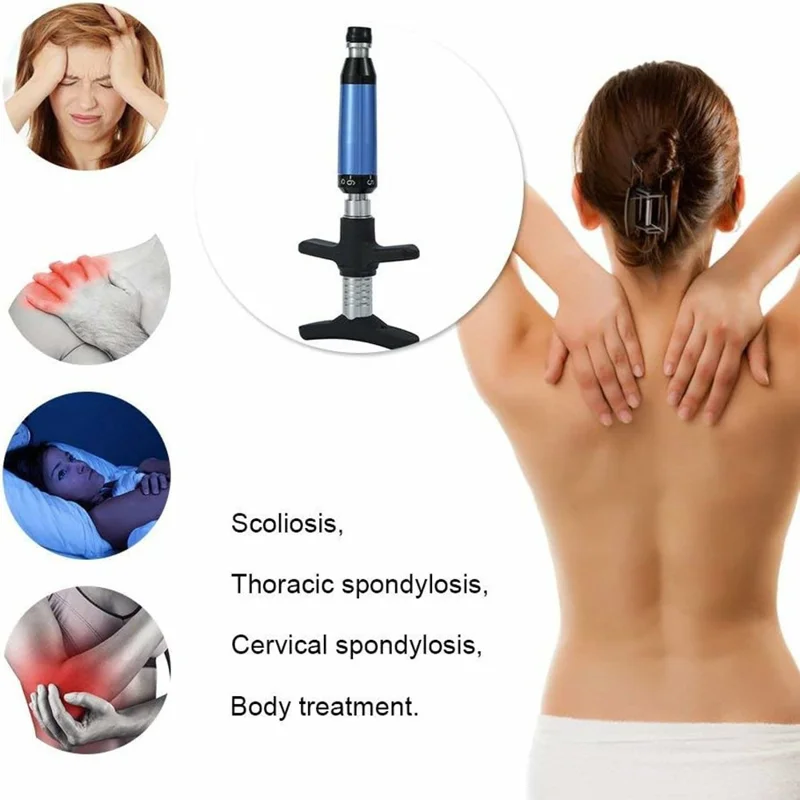 6 Levels Manual Spine Chiropractic Adjustment Correction Tool Force Spine Adjusting Massager for Improve Joint Pain