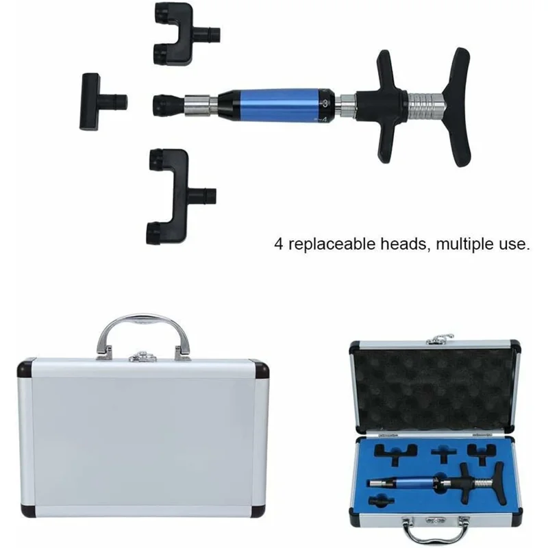 6 Levels Manual Spine Chiropractic Adjustment Correction Tool Force Spine Adjusting Massager for Improve Joint Pain