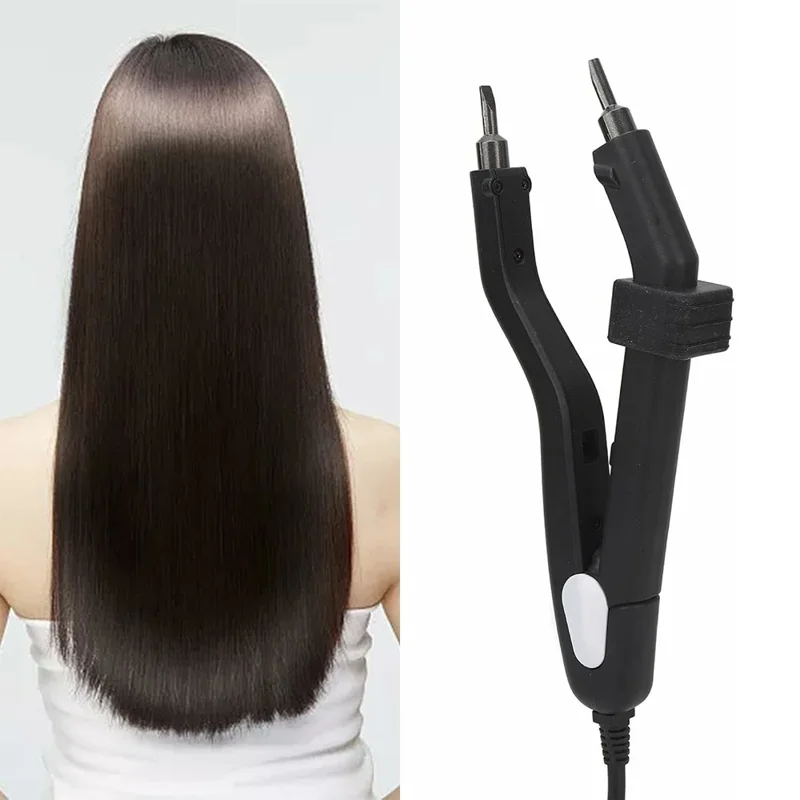 Adjustable Temperature Professional Hair Extension Iron Connector Wand Hair Styling Tool