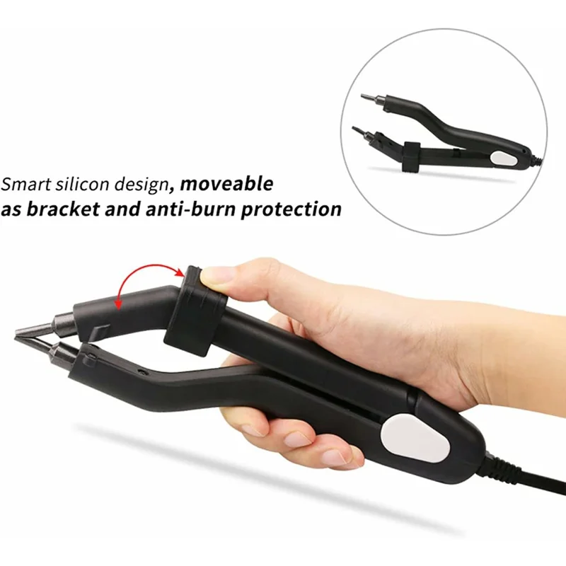 Adjustable Temperature Professional Hair Extension Iron Connector Wand Hair Styling Tool