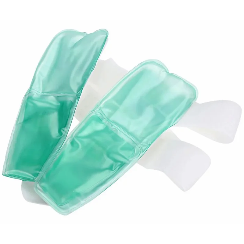 Ankle Brace Stirrup Support with Air Gel Bladders Cold Therapy Compression for Sports Injuries / Post-Op Recovery / Sprains