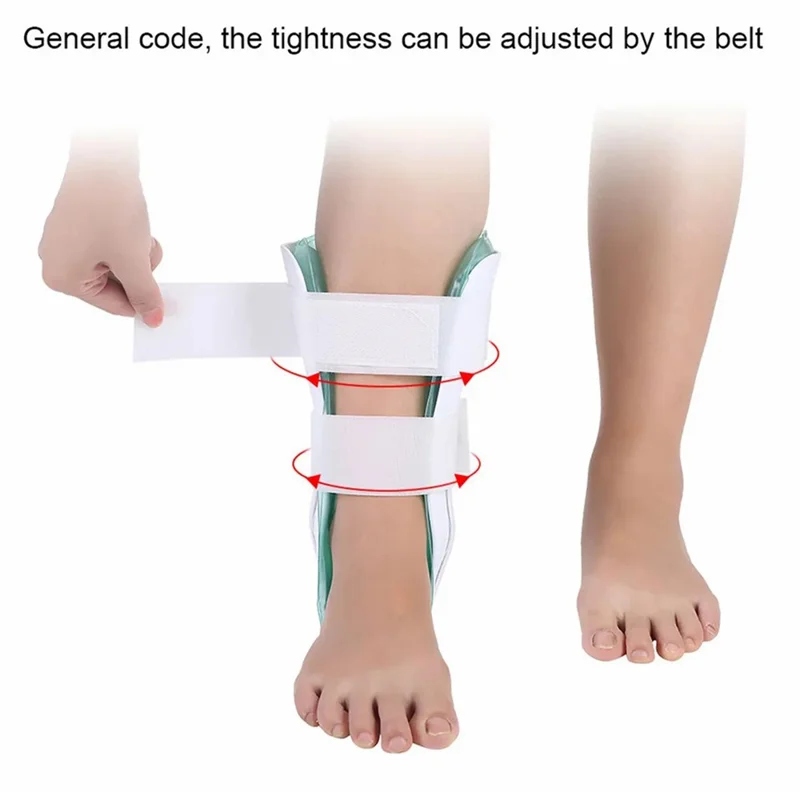 Ankle Brace Stirrup Support with Air Gel Bladders Cold Therapy Compression for Sports Injuries / Post-Op Recovery / Sprains