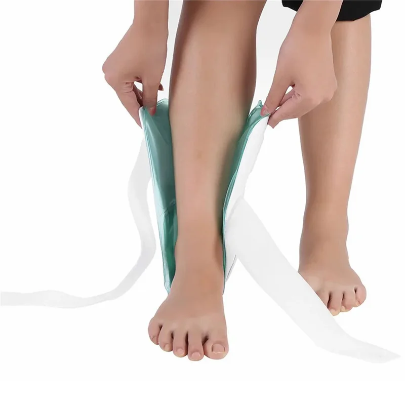 Ankle Brace Stirrup Support with Air Gel Bladders Cold Therapy Compression for Sports Injuries / Post-Op Recovery / Sprains