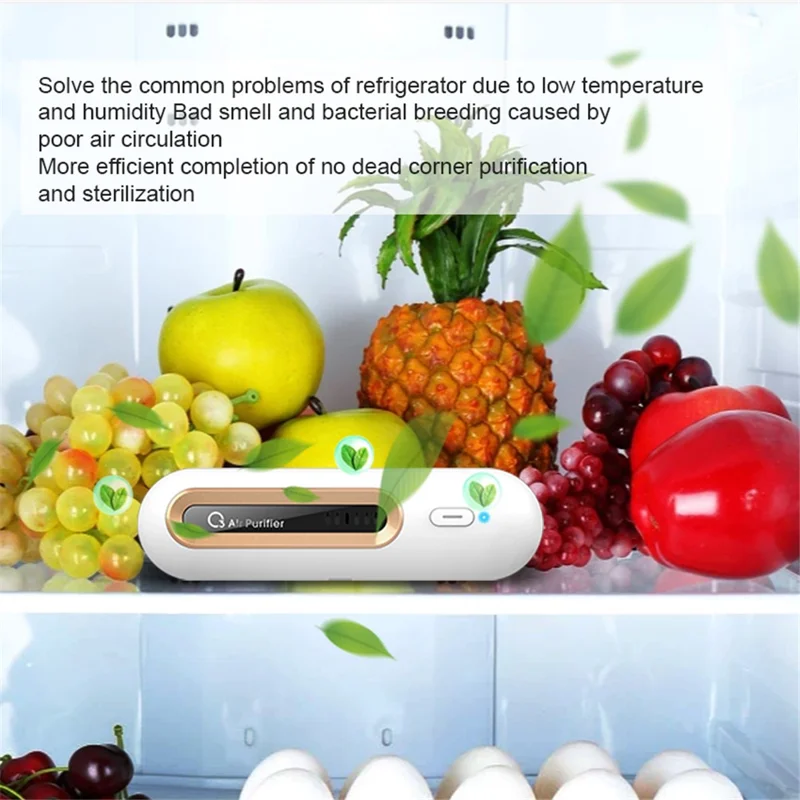 DIROSE M9 Mini Refrigerator Purifier Ozone Generator Portable Odor Eliminator Deodorizer
