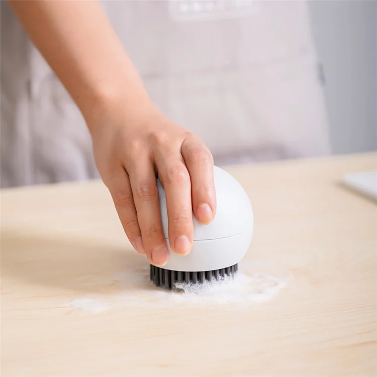 Household Cleaning Brush Palm Brush Scrub Brush for Dishes Pots Pans Kitchen Sink Cleaning (No FDA Certificate, BPA-free) - Green