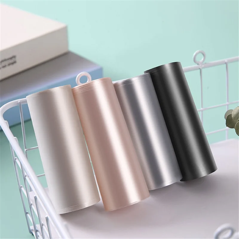 100Pcs 45x50cm Trash Bags Extra Thick Leak Proof PE Garbage Bags Rubbish Bags Wastebasket Bin Liners for Home Office Trash Can - Black