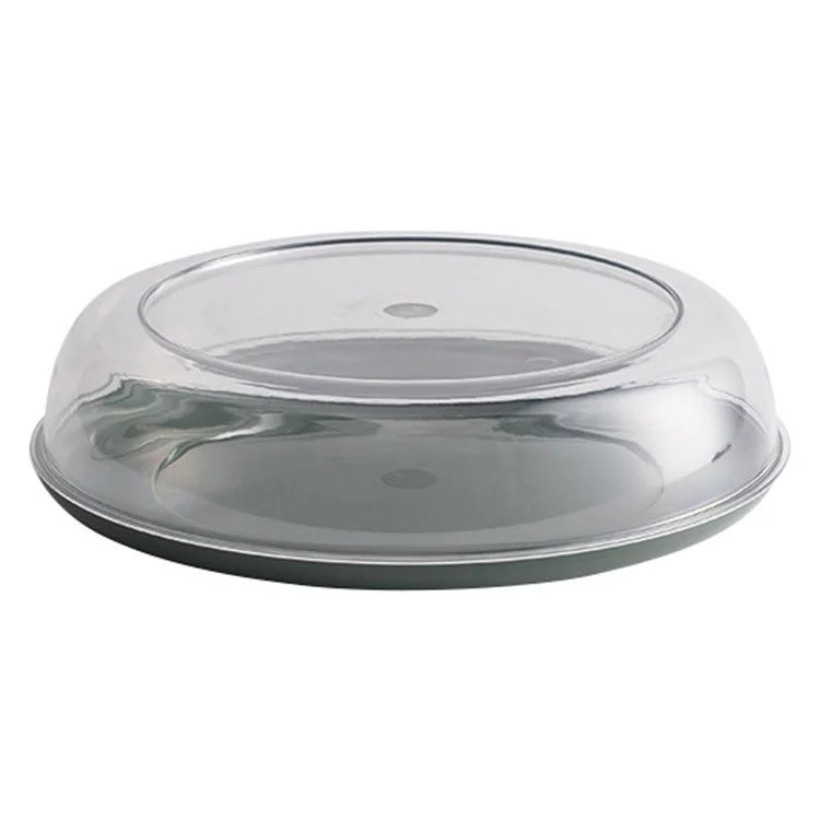 Size S Plate Cover Stackable Anti-dust Dish Cover Fruit Cover for Kitchen Picnic Camping Party BBQ (BPA-free, No FDA Certificate) - Green