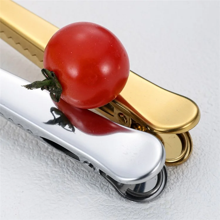 2-in-1 Stainless Steel Measuring Spoon Coffee Bean Bag Clip (BPA Free, No FDA) - Multi-color