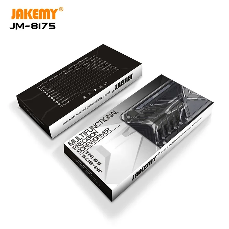 Jakemy JM-8175 50 в 1 Точность Отвертки, Установленная Магнитная Отвертка Биты