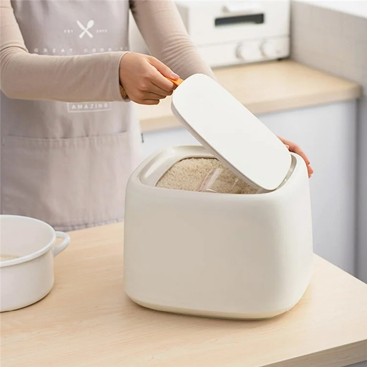 Household Food Storage Bucket Rice Storage Container Moisture-proof Cat Dog Food Storage Bucket (No FDA Certificate, BPA-free) - Pink