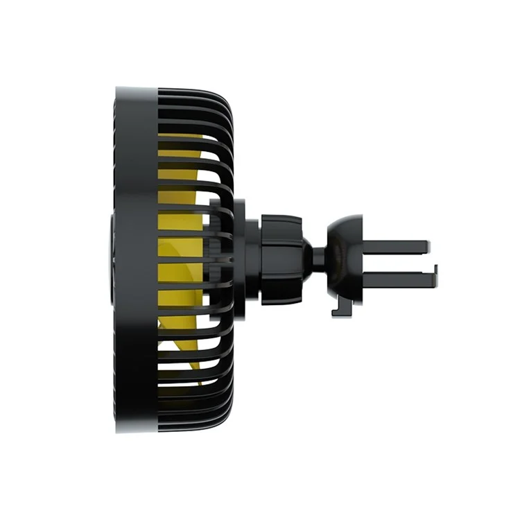 Ventilateur de voiture F22 pour bouche d'aération 3 vitesses réglables Chargement USB Climatiseur Ventilateur mini refroidisseur